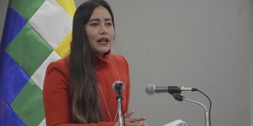 Gabriela Mendoza, ministra de Planificación Bolivia