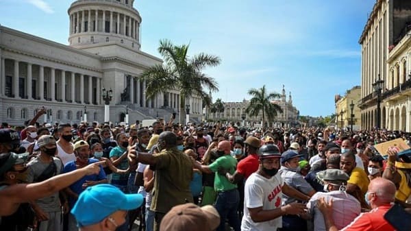 protestas en Cuba
