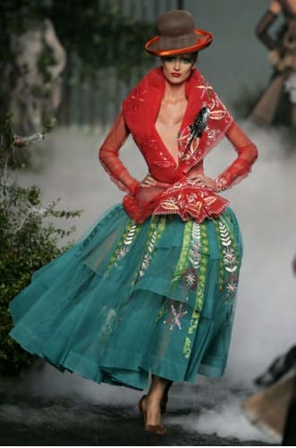 Desfile de modas, chola boliviana