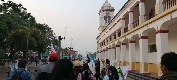 Marcha indígena. Cotoca Santa Cruz 2021