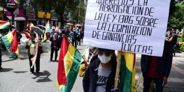 Protestas contra ley 1386 Bolivia