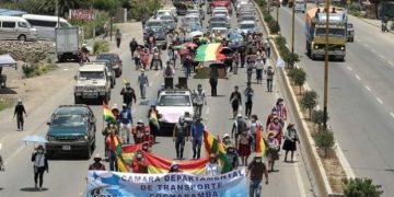 Cochabamba, protestas contra ley 1386