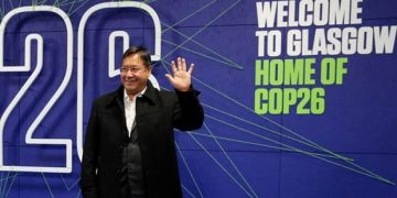 Luis Arce en COP26