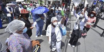 protesta médicos Bolivia