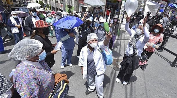 protesta médicos Bolivia
