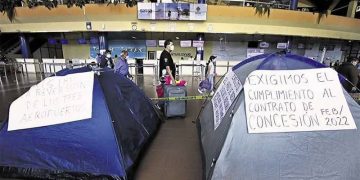 Assana paro trabajadores aeropuertuarios