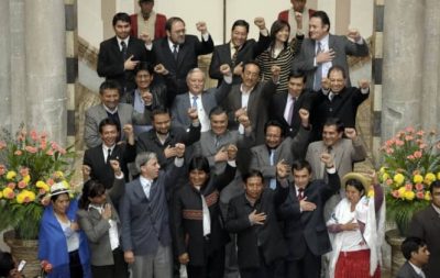 gabinete ministerial de Evo Morales