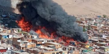 Iquique incendio comunidad boliviana