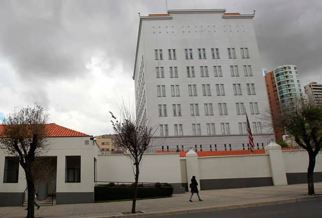 Embajada Estados Unidos, Bolivia