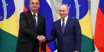 Putin y Bolsonario, previa invasión/guerra Ucrania