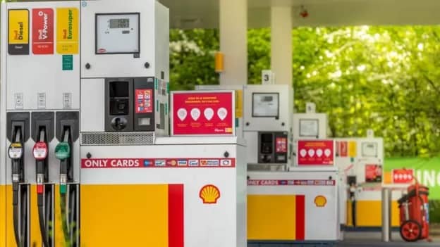 Shell gasolinera, Europa