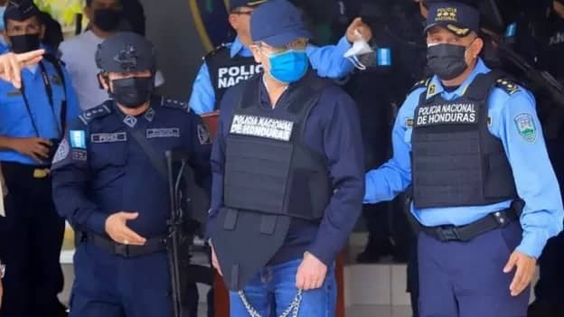 Honduras Juan Orlando Hernández, extradición EEUU