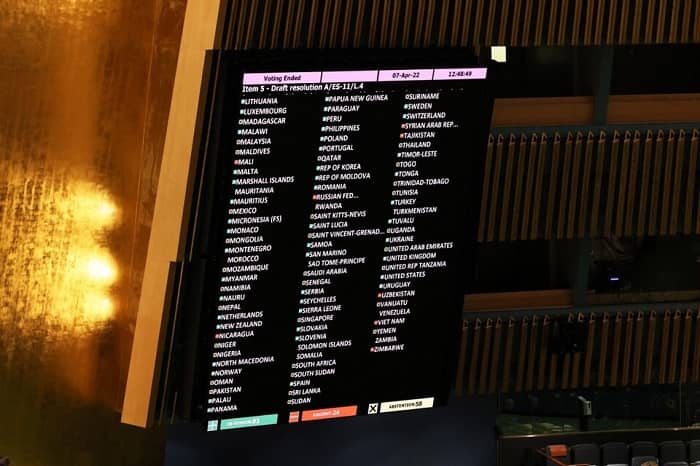 ONU suspende a Rusia