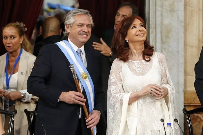 Cristina Fernandez y Alberto Fernandez, Argentina