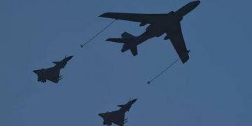 china aviones sobrevuelan Taiwan