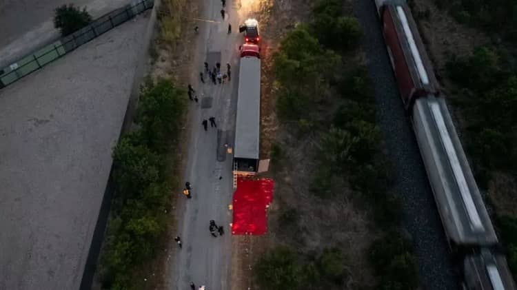 migrantes muertos en camión, Texas