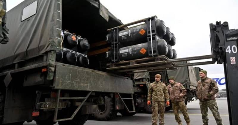 Ucrania, envío de armas de Estados Unidos y aliados