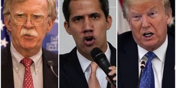 Bolton, Guaidó, Trump, estados unidos