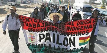 marcha campesinos Pailón, titulación tierras