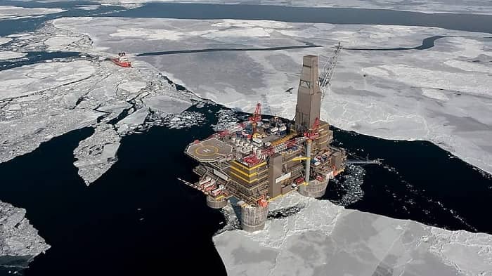 Sakhalin plataforma gas Rusia, Shell