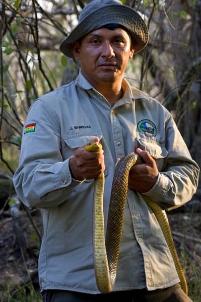 Jorge Banegas, guardaparques