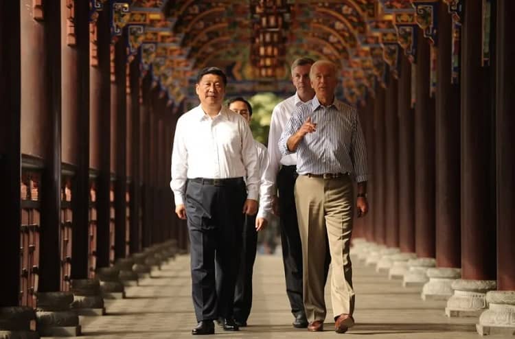 china, EEUU, Xi jinping y Biden