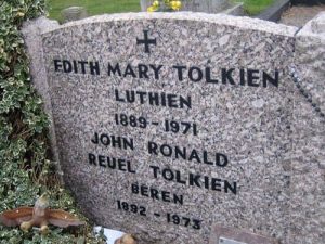 Tolkien y Edith,tumba