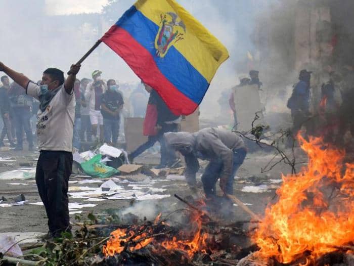 Ecuador, protestas por costo de vida, precio combustible