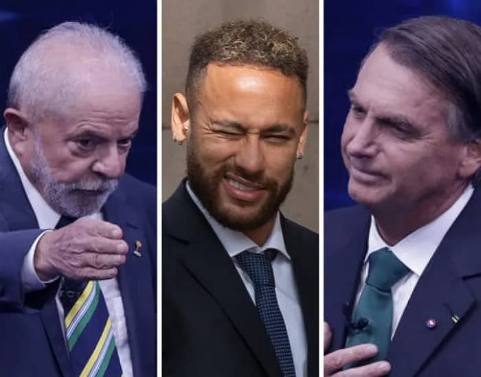 Lula, Neymar, bolsonaro, fútbol y política, juego
