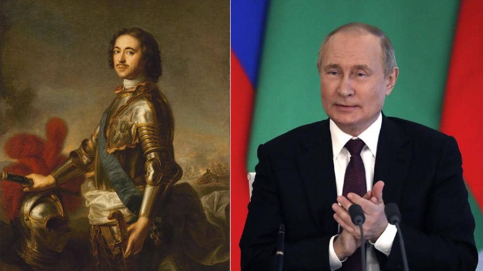 pedro el grande, Putin, Rusia