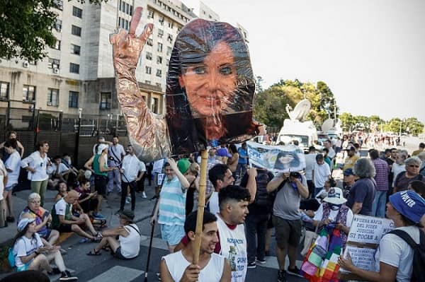argentina marcha a favor de Cristina