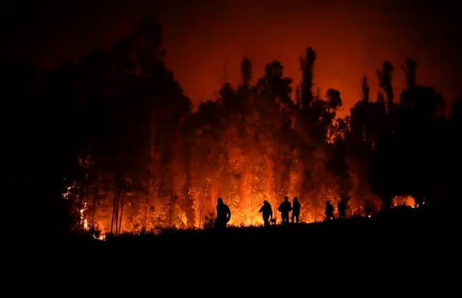 Chile, incendios forestales 2023