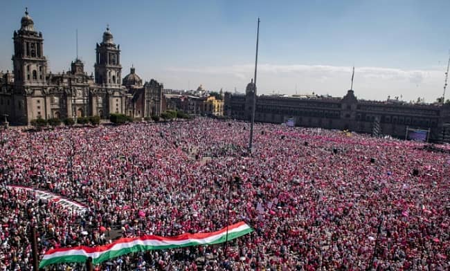 México protestas contra reforma electoral
