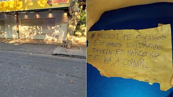 Messi amenaza, narcotráfico Rosario Argentina