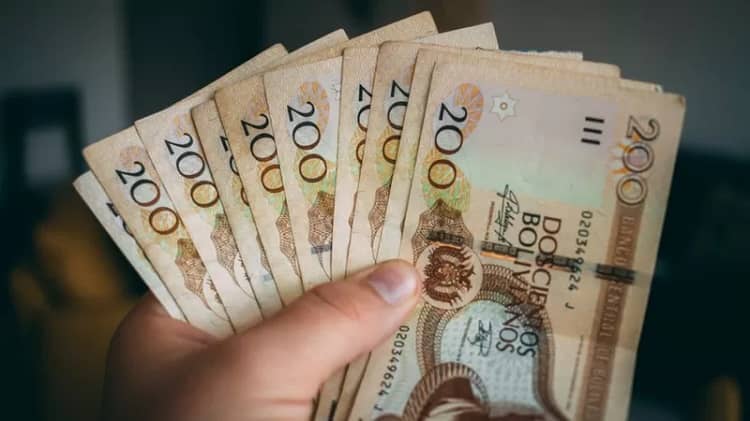 dinero, bolivianos, economía