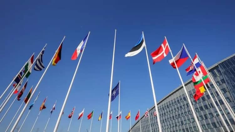 OTAN banderas de países miembros