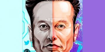 Elon musk, multimillonario Ilustración: Horacio Sierra