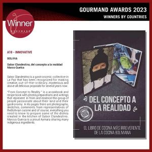 premio Marco Qellca, libro gastronomía
