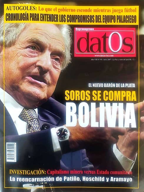 George Soros, tapa revista dat0s julio 2007