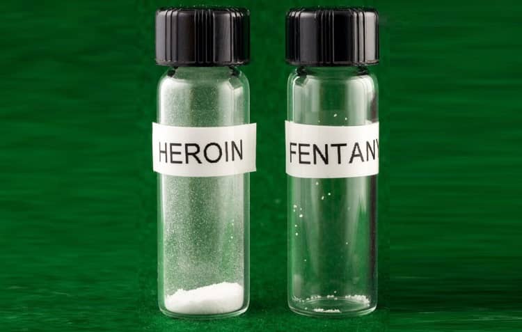 heroina opio y fentanilo, dosis letales