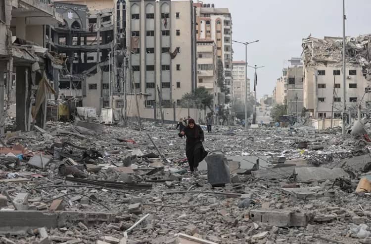 Gaza tras ataques de israel