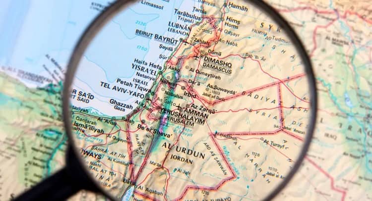 mapa medio oriente, geopolítica, economia global