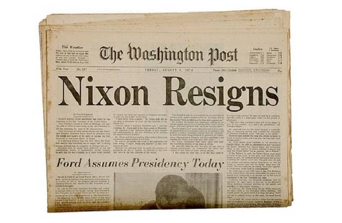 watergate, juicio a Nixon, periodismo, espionaje