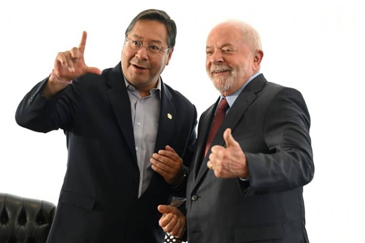 Luis Arce y Lula, brasil Bolivia