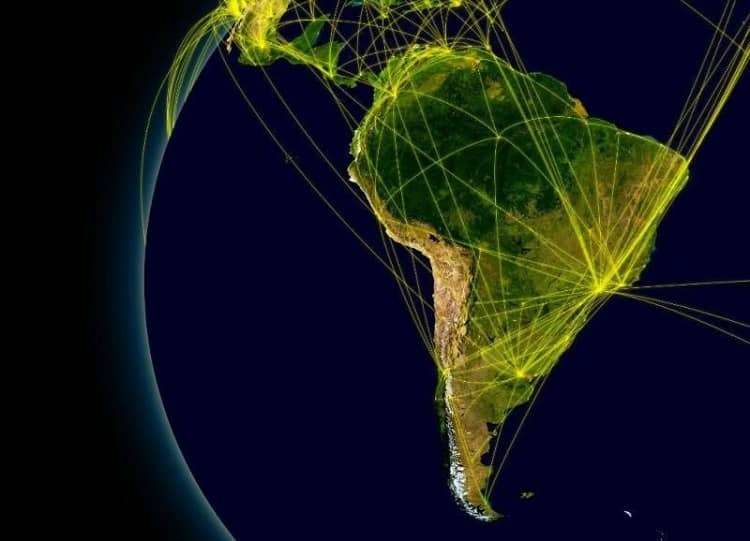 américa latina, mercados emergentes, mapa