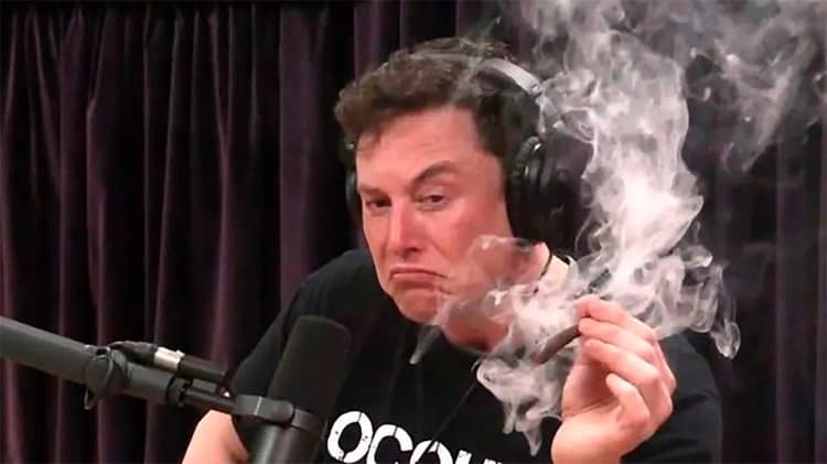 Elon musk, Joe Rogan, drogas