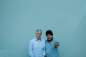 Evo Morales y Alvaro García , MAS