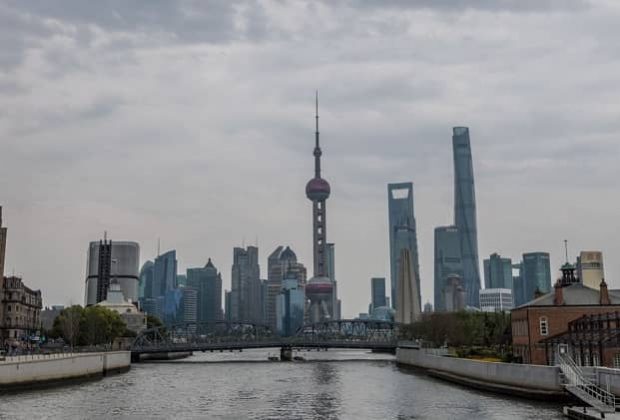 China, hundimiento de ciudades
