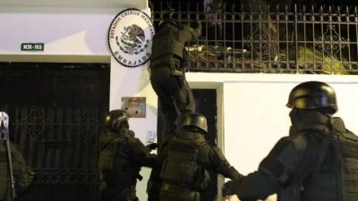 embajada México en Ecuador, asalto