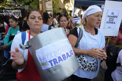 Argentina protestas por ajustes Milei